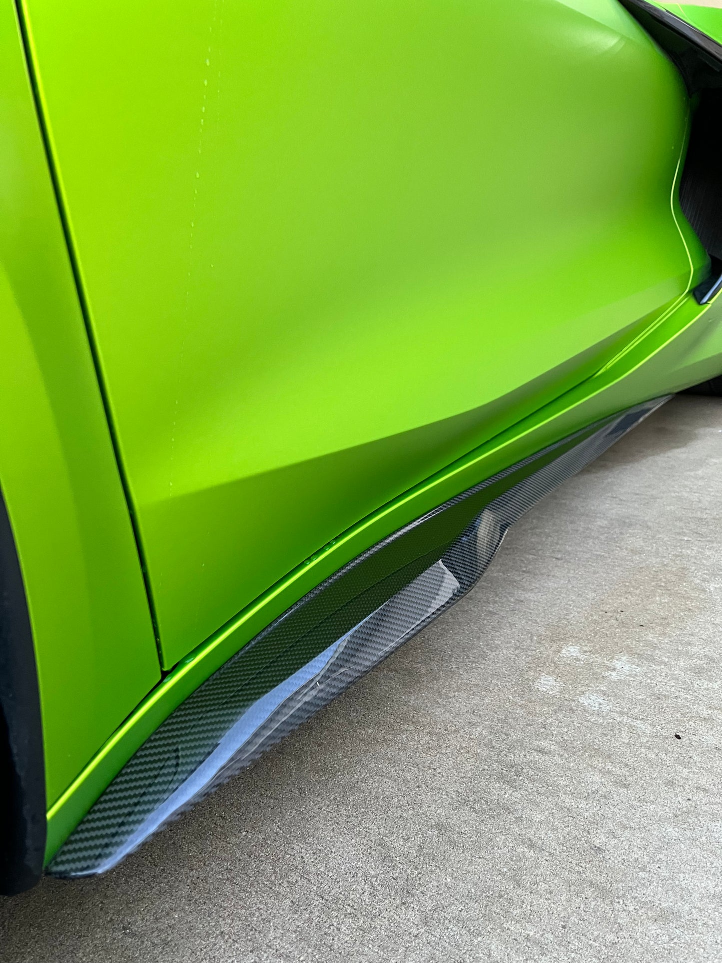 C8 Z06/E-Ray Carbon Fiber Side Skirts