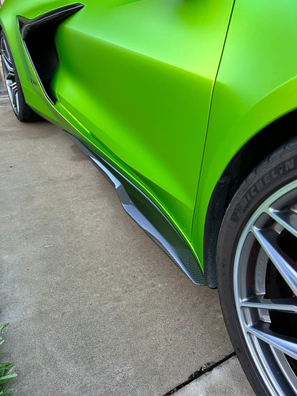 C8 Z06/E-Ray Carbon Fiber Side Skirts